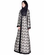 Double Layer Laced Abaya
