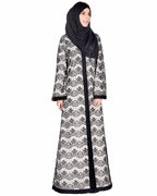 Double Layer Laced Abaya