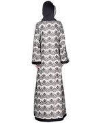 Double Layer Laced Abaya