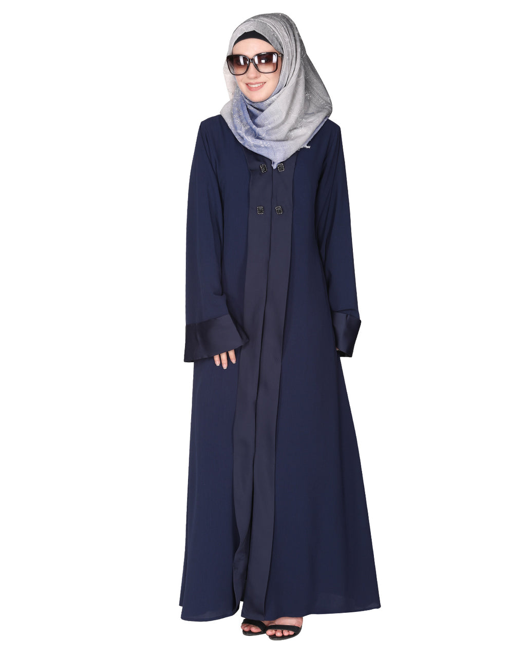 Graceful Abaya with Designer Show Buttons