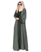 Graceful Abaya with Designer Show Buttons