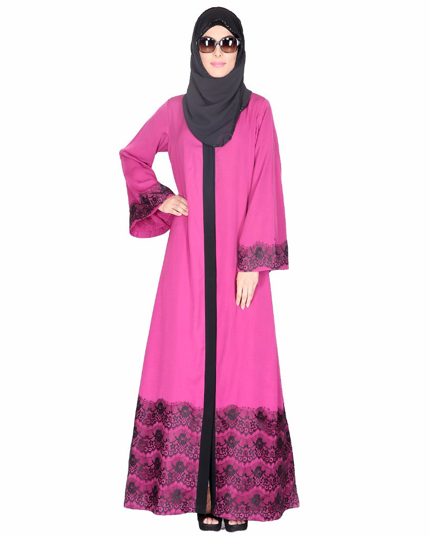 Iconic Laced Abaya