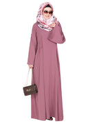 Side Buttoned Functional Abaya