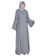Side Buttoned Functional Abaya