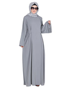 Side Buttoned Functional Abaya