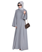 Side Buttoned Functional Abaya