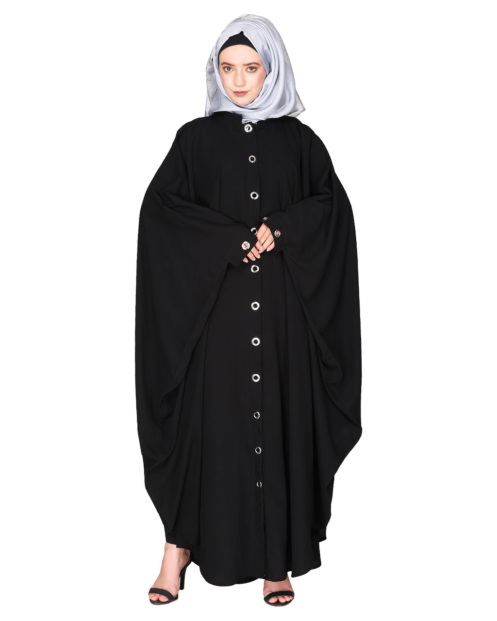 Ultra Smart Kaftan with Shining Metallic Rivets