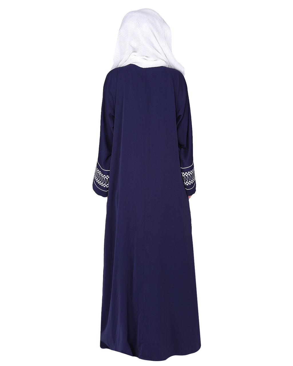 Magnificent Arabian Motif Front Open Embroidered Abaya