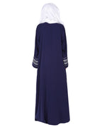Magnificent Arabian Motif Front Open Embroidered Abaya