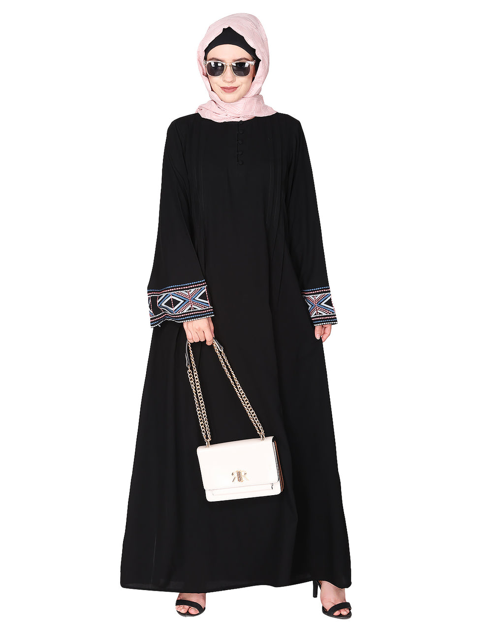 Smooth Flowing Bohemian Bell Sleeves Abaya