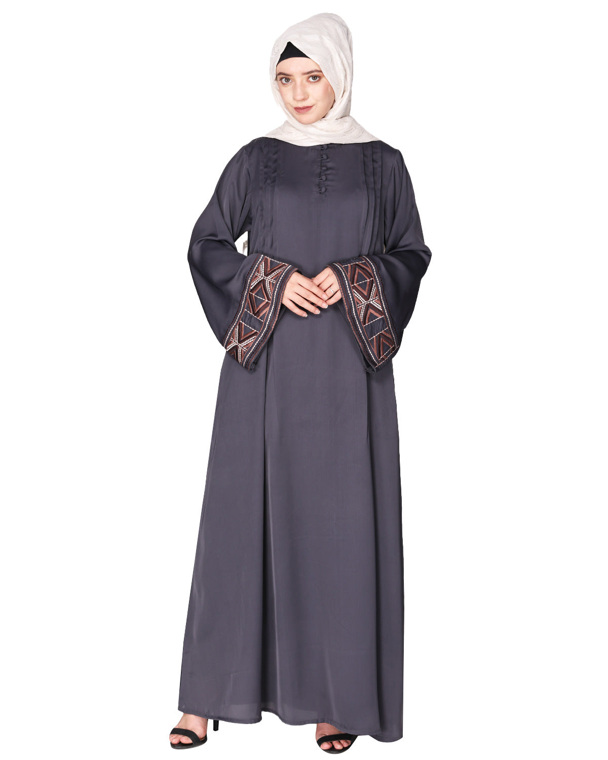 Smooth Flowing Bohemian Bell Sleeves Abaya