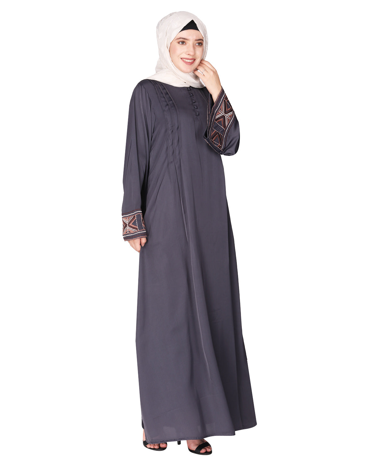 Smooth Flowing Bohemian Bell Sleeves Abaya