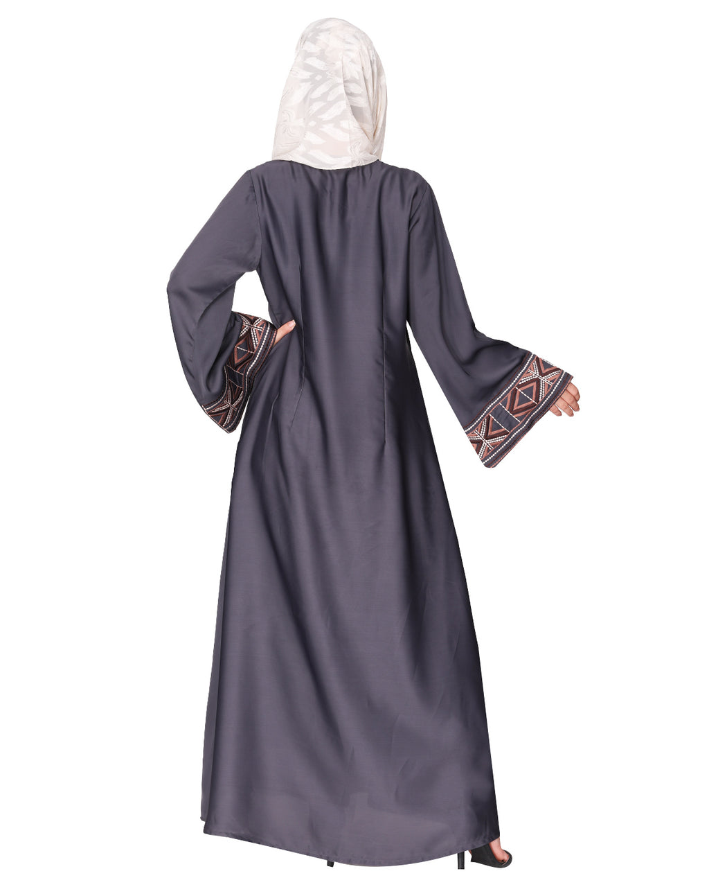 Smooth Flowing Bohemian Bell Sleeves Abaya