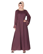Smooth Flowing Bohemian Bell Sleeves Abaya