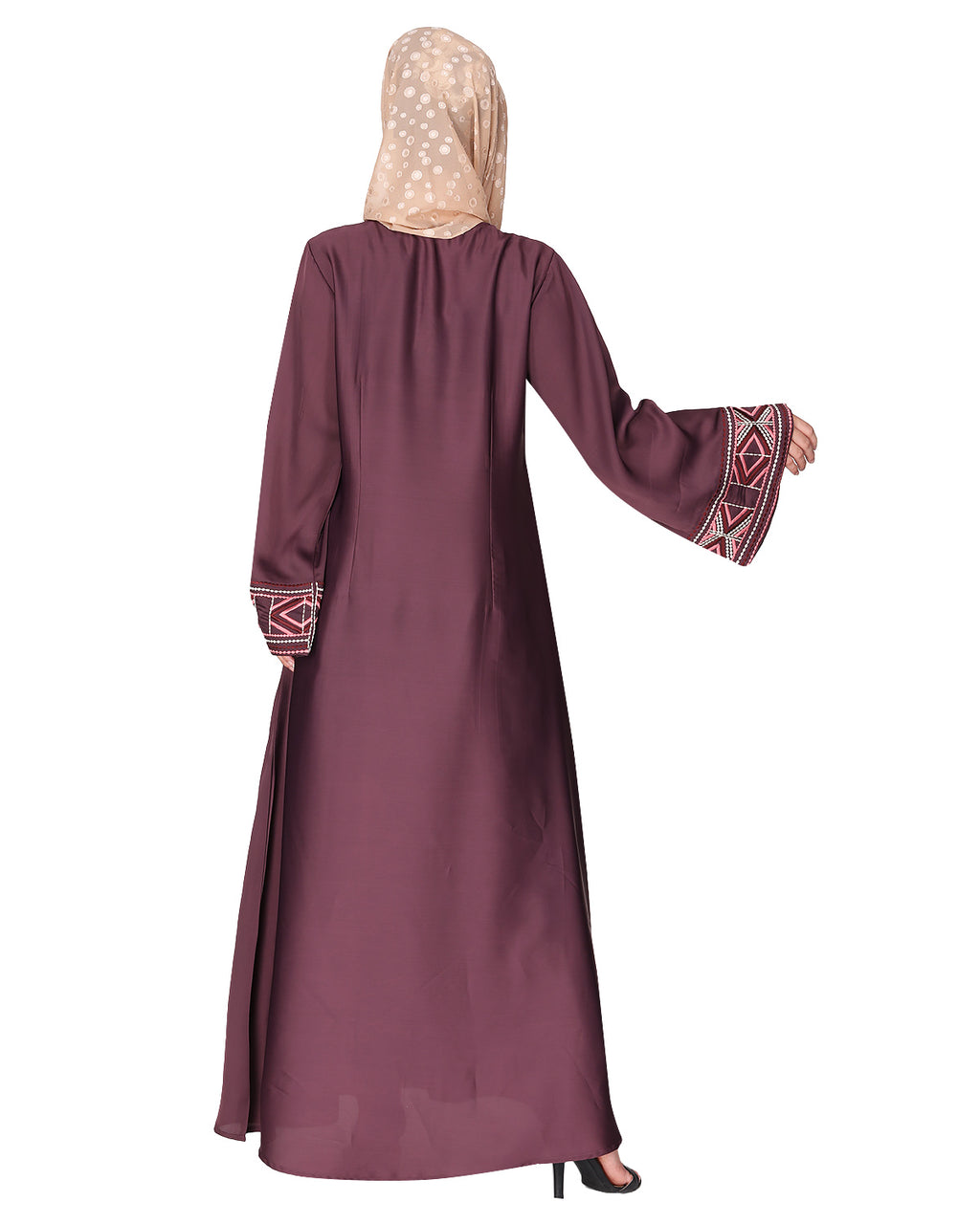 Smooth Flowing Bohemian Bell Sleeves Abaya