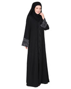 Premium  Abaya With Gleaming Dual Seed Bead Work