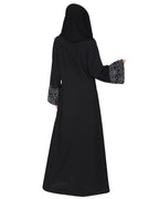 Premium  Abaya With Gleaming Dual Seed Bead Work
