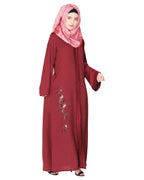 Opulent Abaya with Sparkling Sequins Work