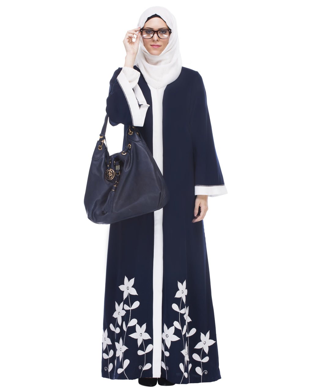 Abaya With Applique Embroidery