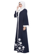 Abaya With Applique Embroidery