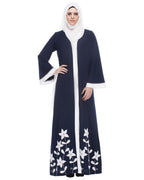 Abaya With Applique Embroidery