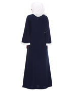 Abaya With Applique Embroidery