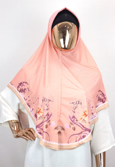 Breathable Instant Lycra Hijab , Floral & Solid Options